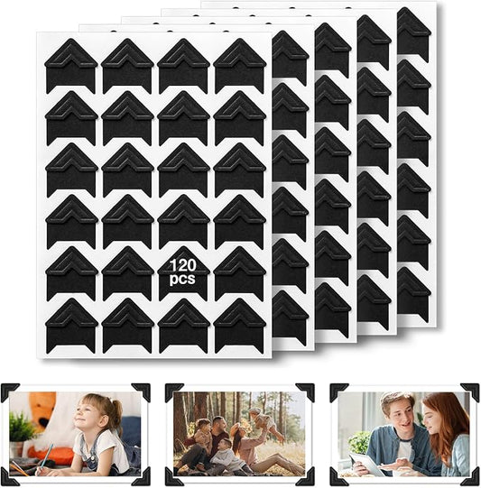 CHIALLCO Acid Free Photo Corners Self-Adhesive, DIY Scrapbook Stickers by Unknown