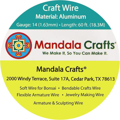 Mandala Crafts 14 Gauge Anodized Aluminum Craft Wire - Image 3