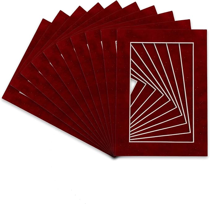 Pack of Ten Acid Free 11x14 Mats Bevel Cut by Poster+Palooza