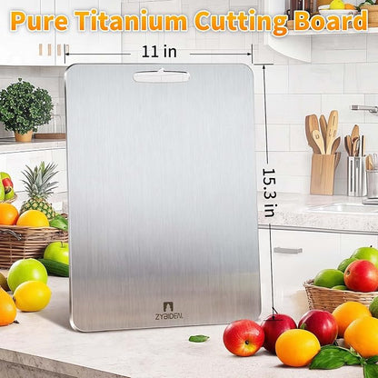 Pure Titanium Cutting Board, Stainless Cutting Boards - Image 2