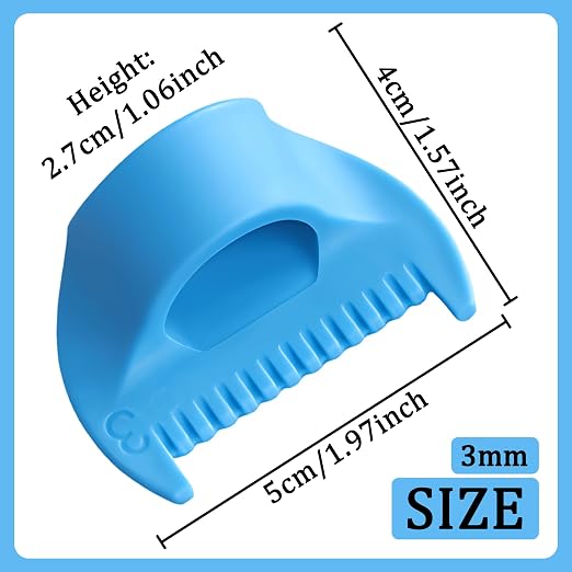 2 PCS 3mm Edge Lock Seam Guide, Mini Sewing Finger Ruler - Image 2