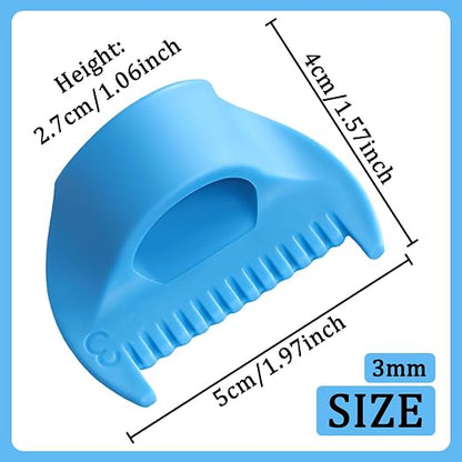 2 PCS 3mm Edge Lock Seam Guide, Mini Sewing Finger Ruler - Image 2