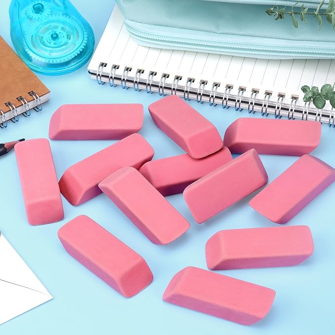 ZZTX 12 Pack Pink Erasers Pencil Erasers - Image 7