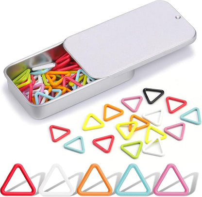 Jmuiiu Triangle Metal Stitch Markers by Jmuiiu