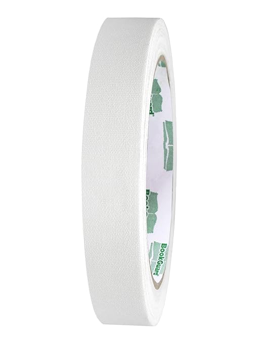 BookGuard 0.75 inch Premium Bookbinding Repair Cloth Tape, 15 Yard Roll by ChromaLabel