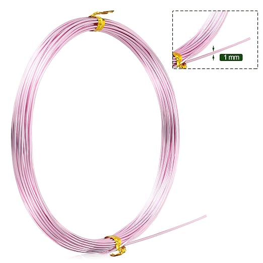 TecUnite Aluminum Craft Wire for Sculpting Armature Bendable Craft Wire for DIY - Image 2