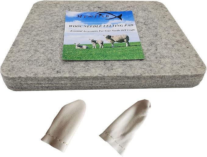 Wool Needle Felting Pad by MemfishWelcomeYou