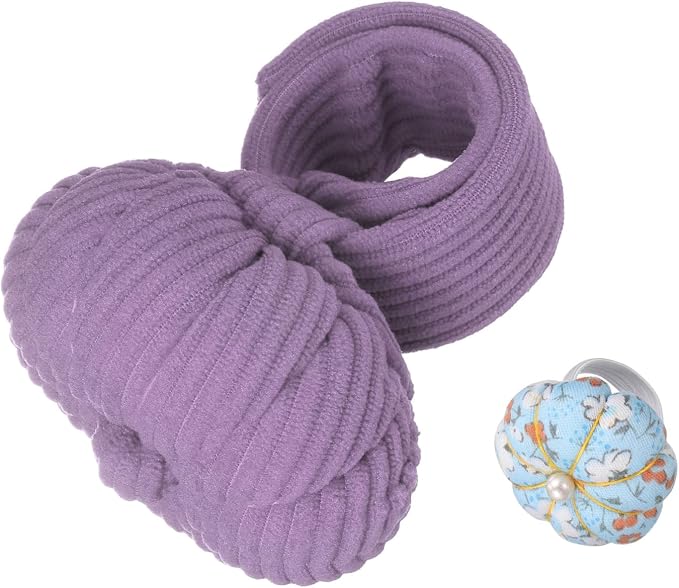 HARFINGTON Wrist Pin Cushions, Sewing Needle Pin Cushion Adjustable Strap - Image 3