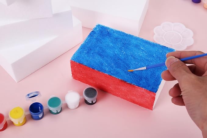 AMZQNART 8 Pack Crafts Foam Blocks, Flower Arrangements, School and Home DIY. - Image 5