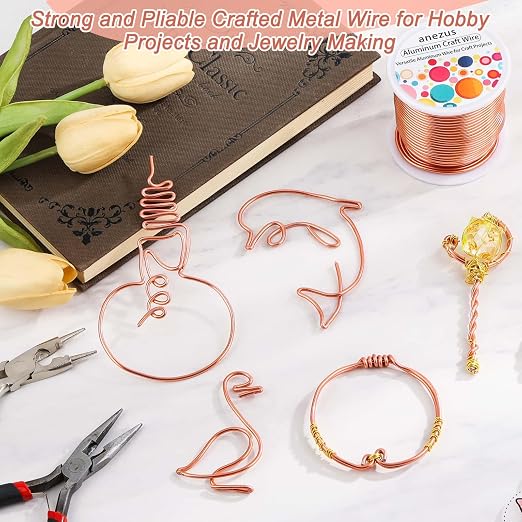 Anezus 12 Gauge Craft Wire Bendable - 2mm Metal Armature Sculpting Wire - Image 4