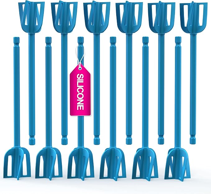 Epoxy Resin Mixer Silicone Paddles by PIXISS