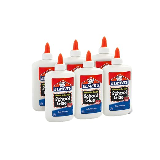 Elmer's Liquid School Glue Washable 7.6 oz Each 6 Count by Elmers