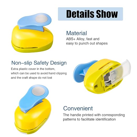 CHENGU 16 Pcs Craft Holes Punch Paper Punchers Scrapbook Punches - Image 3