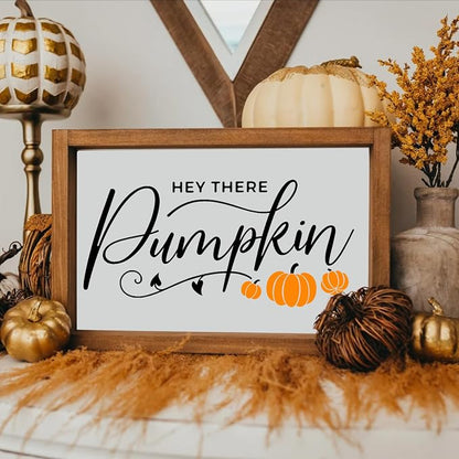Fall Stencils for Painting on Wood Pumpkin Thanksgiving Stencil Reusable Hello - Image 6