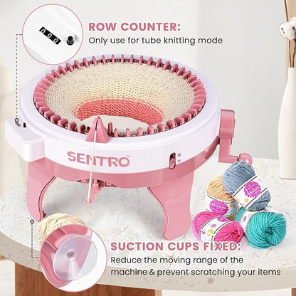 BZVV Knitting Machine for SENTRO 48 Needles Smart Knitting Crochet Machine - Image 7