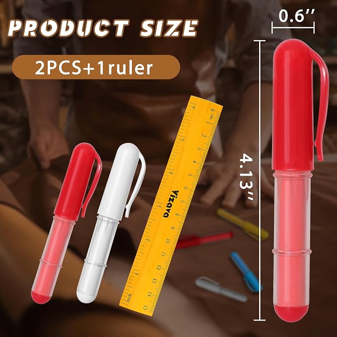 Fabric Chalk Markers for Sewing, Crafting|Erasable Tailor Chalk|Work on Various - Image 2