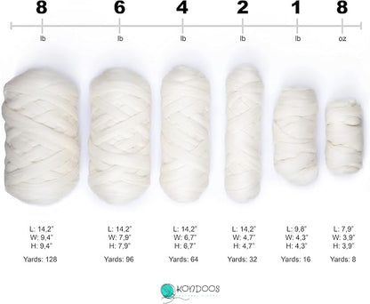 Natural Wool Bulk roving, 8 lb. Best Wool - Image 5