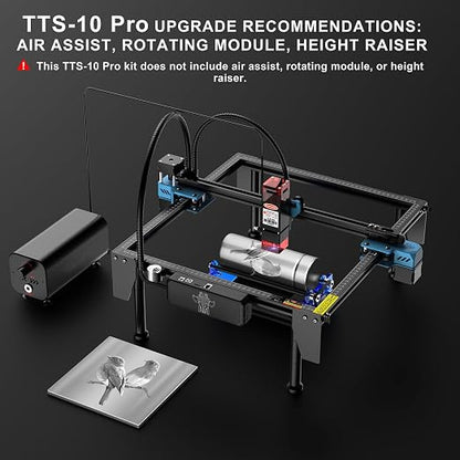 TTS-10 PRO 10000mW Laser Engraver Machine Usongshine 12Pcs DIY Unfinished - Image 4