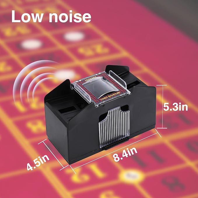 ITOME Automatic Card Shuffler, 2/4/6 Decks Electric Heavy Duty Card Shuffler - Image 3