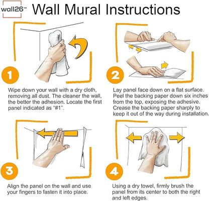 wall26 Self- 132x192 inchesAdhesive Wallpaper Large Wall Mural Series - Image 6