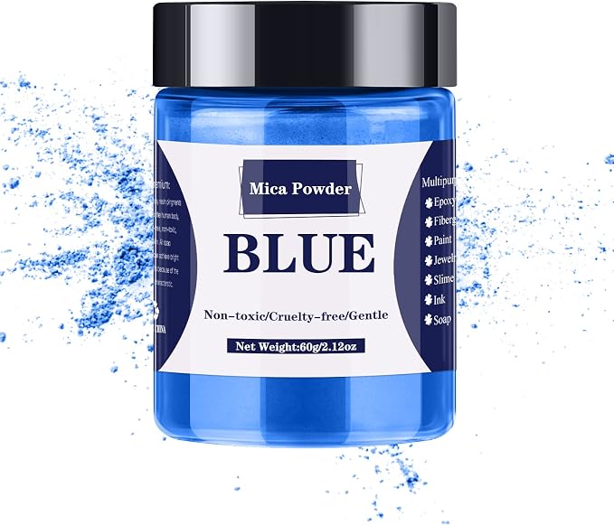 Mica Powder - 60g Mica Powder for Epoxy Resin - Pearl Pigment Powder Dye for by LightStone