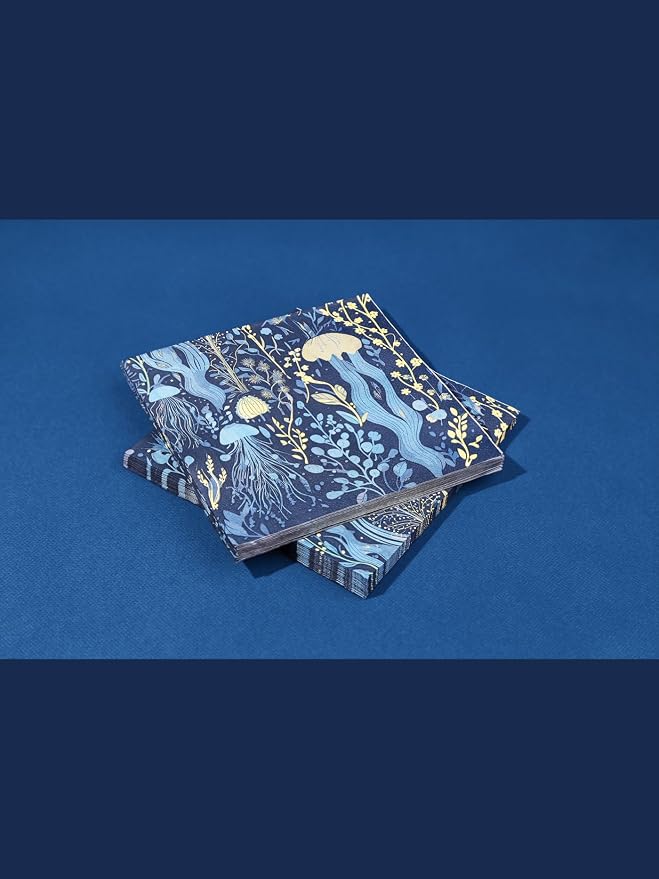 Premium Designer Paper Napkins, 3-Ply 6.5 x 6.5-inches Fold Disposable - Image 7