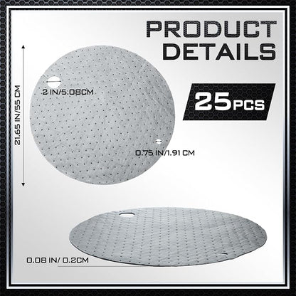 Frienda 25 Pcs Drum Top Absorbent Pads - Image 2