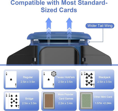BEE&FLOWER Card Shuffler 2600mAh Rechargeable Auto-Stop Automatic Card Shuffler - Image 5