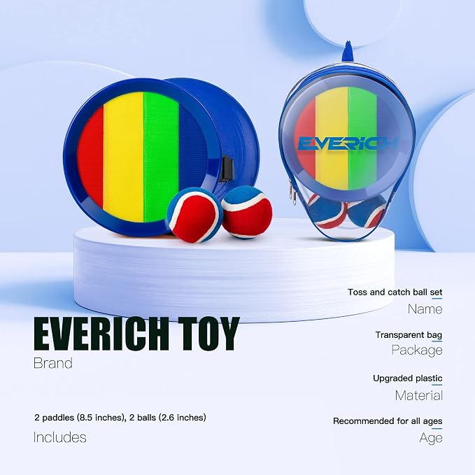 EVERICH Upgraded Toss and Catch Ball Game Set - Image 2