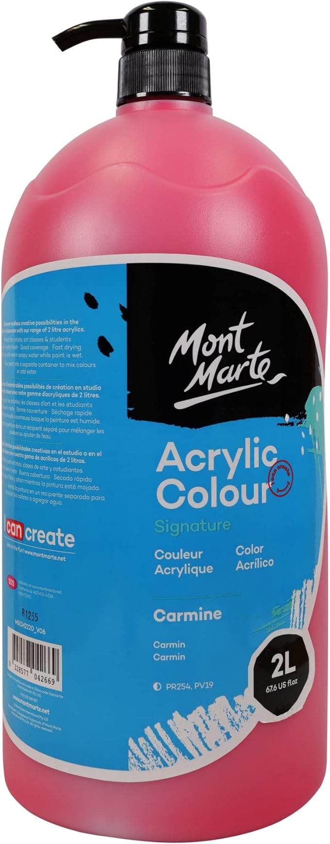 Mont Marte Discovery School Acrylic, 1/2 Gallon. Ideal - Image 6