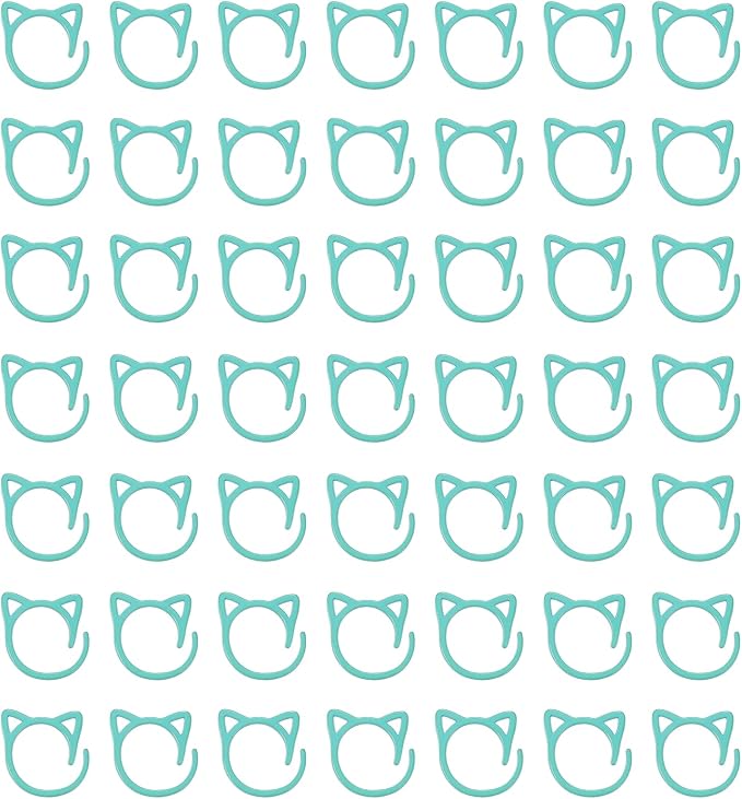 uxcell 50pcs Stitch Markers, Spiral Stitch Markers Crochet Needle Clip Counter by uxcell