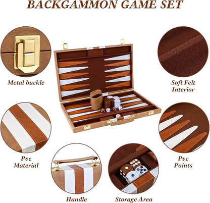 Backgammon Set 2 Players Classic Backgammon Sets - Image 4