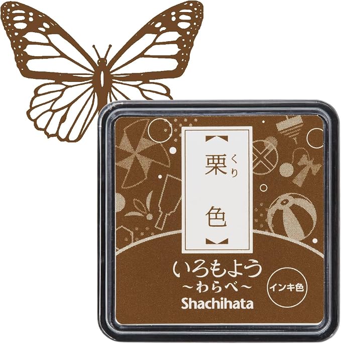 IROMOYO WARABE Stamp PAD, Small Traditional Japanese Ink Colour, Oil-Based Ink by Artline