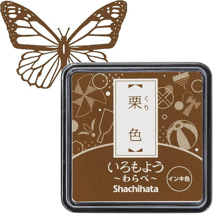 IROMOYO WARABE Stamp PAD, Small Traditional Japanese Ink Colour, Oil-Based Ink by Artline
