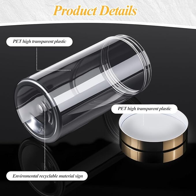 SATINIOR 12 Pack 32 oz Plastic Container Jars - Image 3