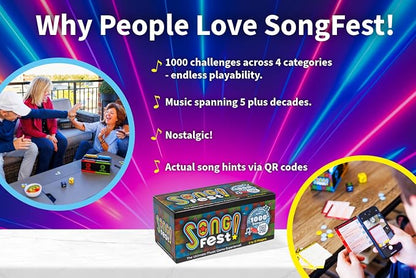 SongFest! is a New Music Trivia Party Game | Song QR Codes Provide Audio Hints - Image 6