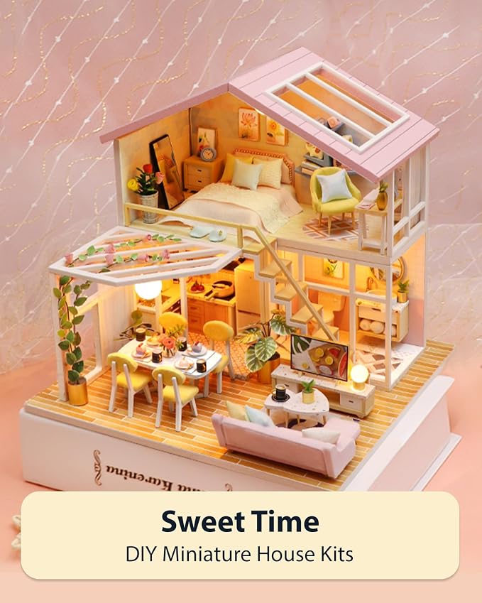 DIY Miniature House Kit, Mini House Kit - Image 7
