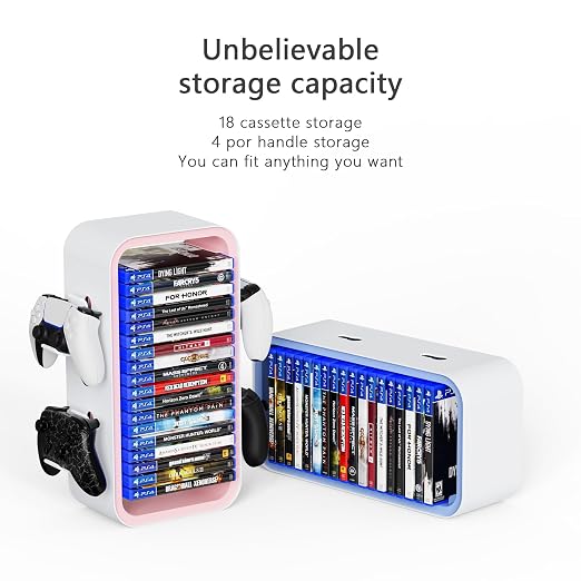 wigmoa OYO-1 15.8INCH Game Storage Tower Compatible - Image 5