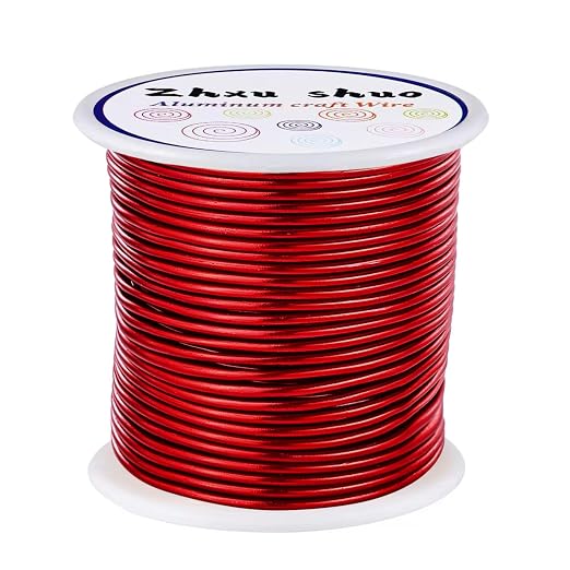 12 Gauge Aluminum Wire 35 Yards Anodized Metal Wire by ZhXu+Shuo