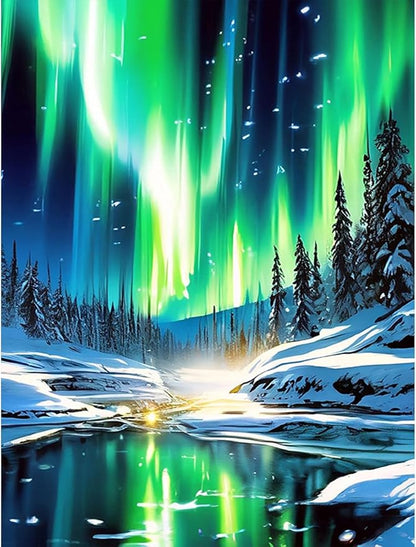 Aurora Stamped Cross Stitch Kits by WUSARPLY