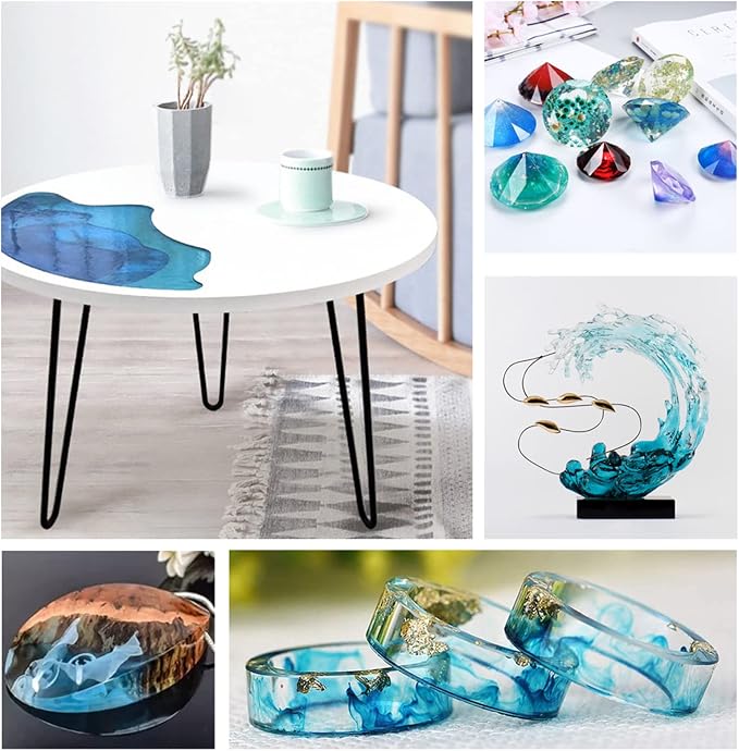 Epoxy Resin Clear Kit 64 OZ for Art, Jewelry Making, Keychain - Image 6