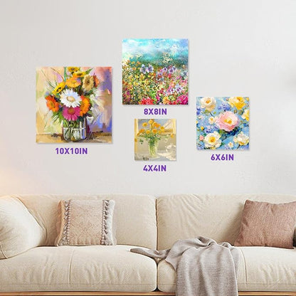 ESRICH 24Pack Canvas for Painting, 10x10 Canvas Boards for Painting, Art - Image 7