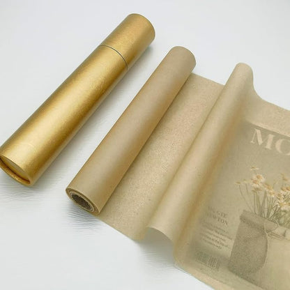 MLNSUNNY 9.4" x 787" Antiqued Tea Bag Paper Roll by MLNSUNNY