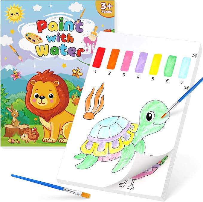 Paint with Water Coloring Books by Unknown