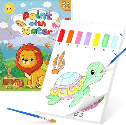 Paint with Water Coloring Books by Unknown