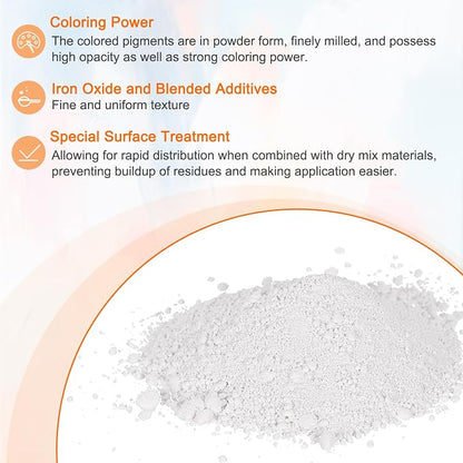 HARFINGTON Iron Oxide Powder Concrete Pigment 325 Mesh 3.5oz Iron Oxide Grout - Image 3