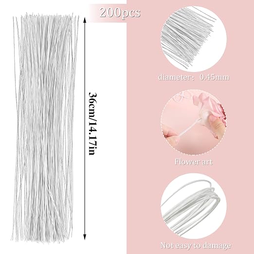 200 Pcs Floral Wire - Image 2