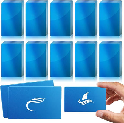 weparmeety 100 Pcs Metal Engraving Blanks Colorful Aluminum Sheet Laser by weparmeety