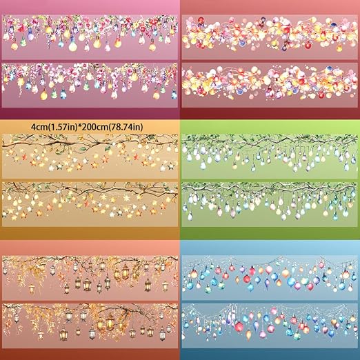 6 Rolls Holographic PET Tape Stickers - Image 7