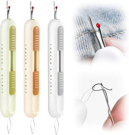 2 in 1 Needle Threader Seam Ripper Tool by Zrpot